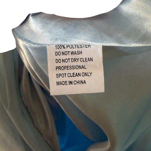 Mac Duggal Women's Size 16 Ruffled Ball Gown Powder Blue Formal Dress 48856 NWT - Picture 12 of 14